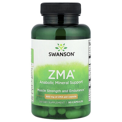 Swanson, ZMA®, Refuerzo mineral anabólico, 90 cápsulas