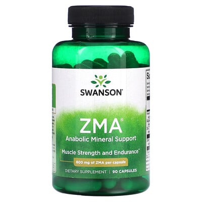 

Swanson ZMA Anabolic Mineral Support 800 mg 90 Capsules