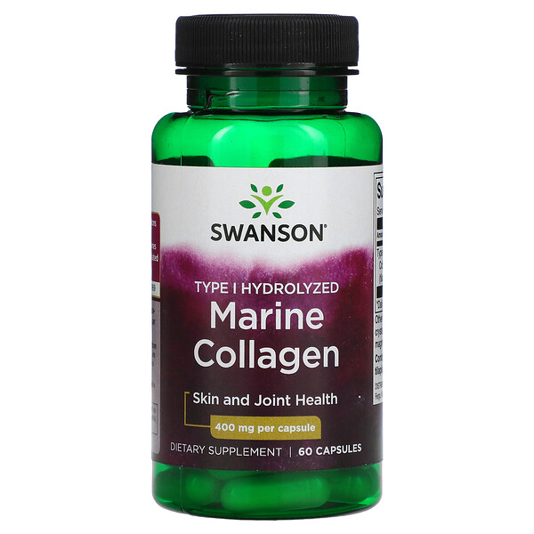 Marine Collagen, 400 mg, 60 Capsules