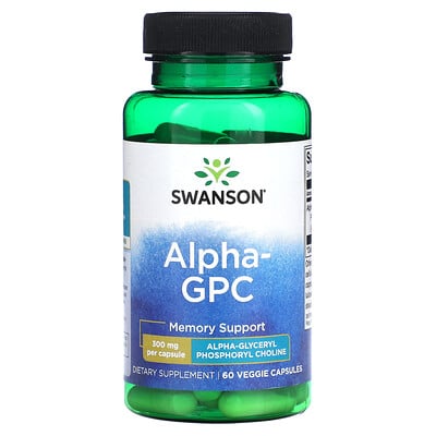 

Swanson Alpha GPC 300 mg 60 Veggie Capsules