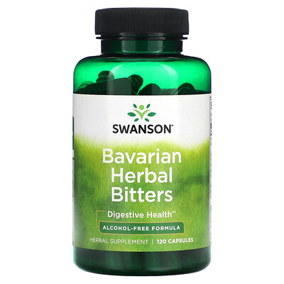 Swanson  Bavarian Herbal Bitters  Alcohol-Free  120 Capsules