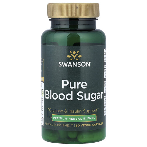 Swanson Vitamins, Pure Blood Sugar , 60 Veggie Capsules