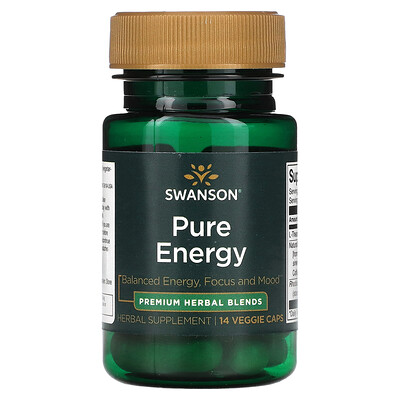 

Swanson Pure Energy, 14 растительных капсул