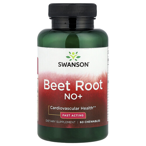 Swanson Vitamins Beet Root NO+, 60 Chewables