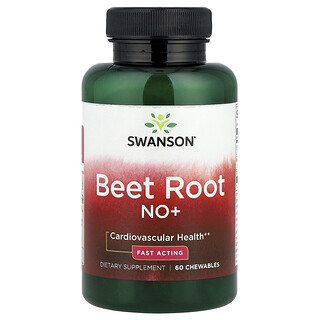 Swanson Vitamins, Rădăcină de sfeclă NO+, 60 masticabile