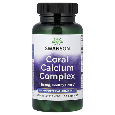 Swanson Vitamins, Coral Calcium Complex, 90 Capsules