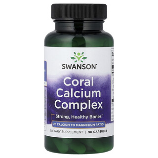 Swanson Vitamins, Coral Calcium Complex, 90 Capsules