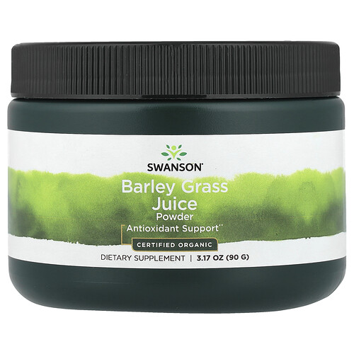 Swanson Vitamins Barley Grass Juice Powder, 3.17 oz (90 g)