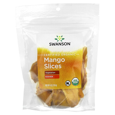 Swanson  Certified Organic Mango Slices  6 oz (170 g)