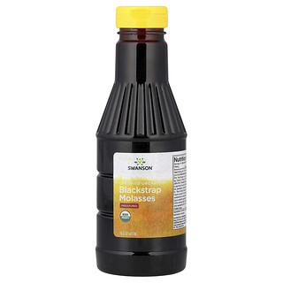 Swanson Vitamins, Melaza de correa negra orgánica certificada, Sin azufre, 473 ml (16 oz. líq.)