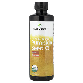Swanson Vitamins, Certified Organic Pumpkin Seed Oil, 16 fl oz (473 ml)