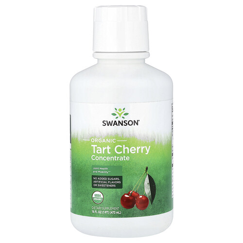 Swanson Vitamins Organic Tart Cherry Concentrate, 16 fl oz (473 ml)