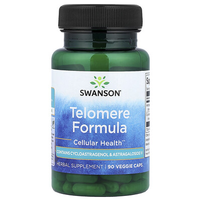 Swanson Vitamins, Fórmula para los telómeros`` 90 cápsulas vegetales
