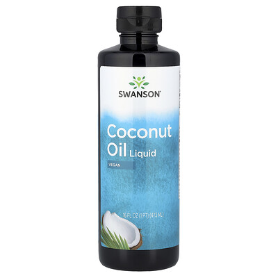 Swanson Vitamins , Huile De Noix De Coco Liquide, 473 Ml