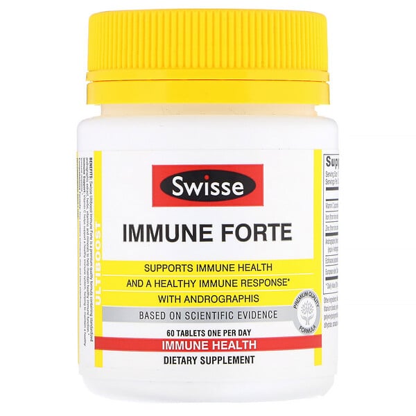 Swisse, Ultiboost, Immune Forte, 60 Tablets