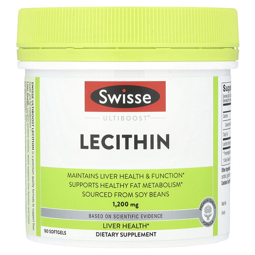 Swisse Ultiboost®, Lecithin, 1,200 mg, 180 Capsules