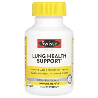Swisse, Ultiboost, Suporte à Saúde Pulmonar, 90 Comprimidos