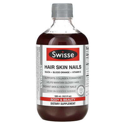 

Swisse Hair Skin Nails жидкое средство 500 мл (16 9 жидк. Унции)