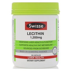 Свисс, Ultiboost, Lecithin, 1,200 mg, 180 Capsules отзывы