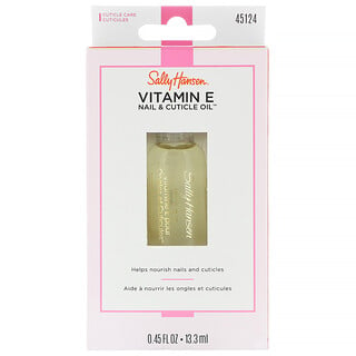 Sally Hansen, Vitamin E Nail & Cuticle Oil, Aceite para uñas y cutículas con vitamina E, 13,3 ml (0,45 oz. líq.)