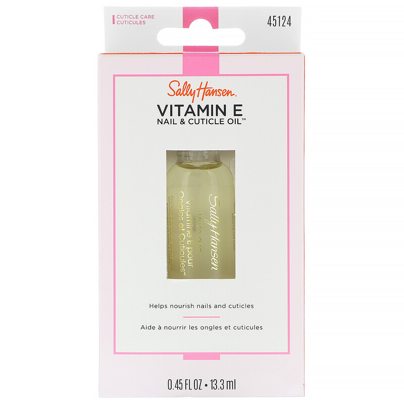 Sally Hansen, Huile pour ongles et cuticules à la vitamine E, 13,3 ml iHerb Sally Hansen, Huile pour ongles et cuticules à la vitamine E, 13,3 ml iHerb