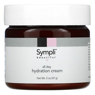Sympli Beautiful, Crème hydratante 24 h, 57 g