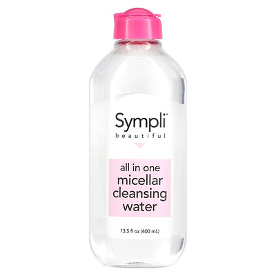 Sympli Beautiful универсальная мицеллярная очищающая вода, 400мл (13,5жидк.унции)