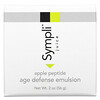 Sympli Beautiful, Juice, Apple Peptide Age Defense Emulsion, 2 oz (56 g)