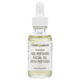 Mild By Nature, Serumdipity, Aceite facial antienvejecimiento con péptidos, 30 ml (1 oz. líq.)