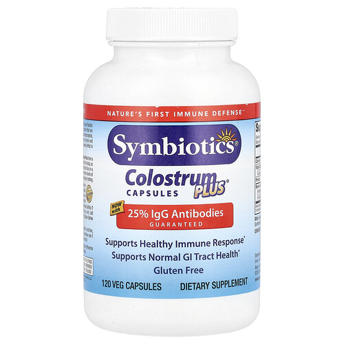 Symbiotics Colostrum Plus®, 120 Veg Capsules
