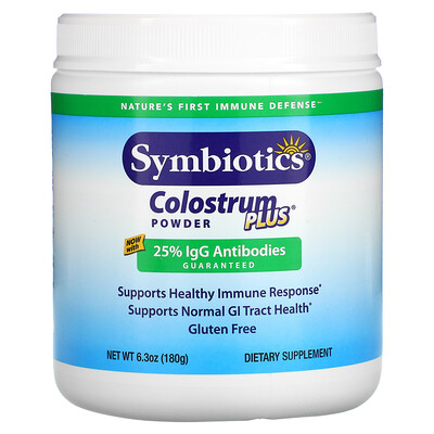 

Symbiotics Colostrum Plus Powder 6.3 oz (180 g)