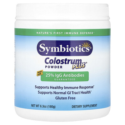 Symbiotics  Colostrum Plus® Powder  6.3 oz (180 g)