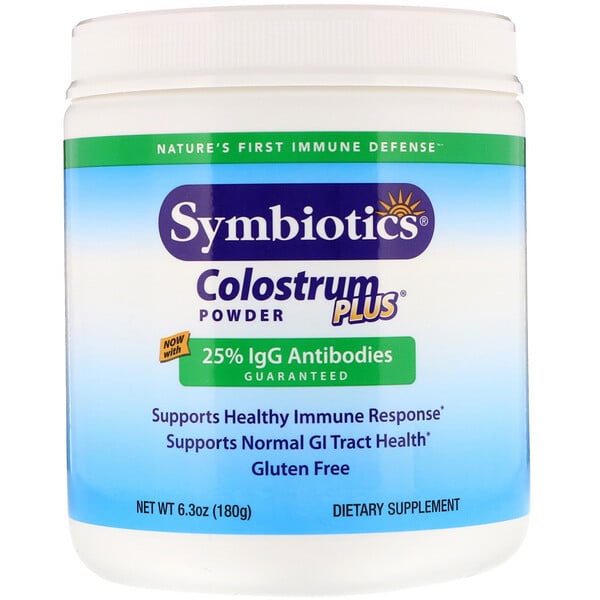 Symbiotics‏, Colostrum Plus، مسحوق، 6.3 أوقية (180 جم)