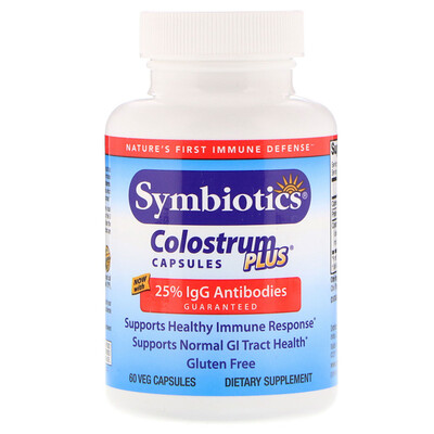Symbiotics Колострум Плюс, 60 капсул