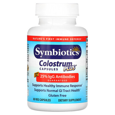 

Symbiotics Colostrum Plus 60 Veg Capsules