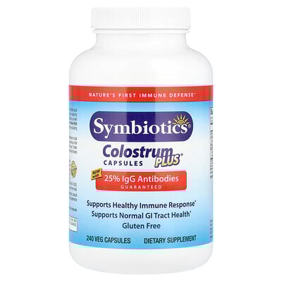 Product Image for Symbiotics, Colostrum Plus , 240 Veg Capsules