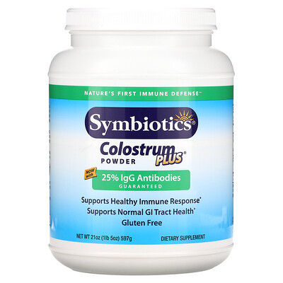 

Symbiotics Colostrum Plus Powder 21 oz (597 g)