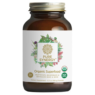 Pure Synergy, ორგანული სუპერფუდის ფხვნილი, 12, 5 უნცია (354 გრ)