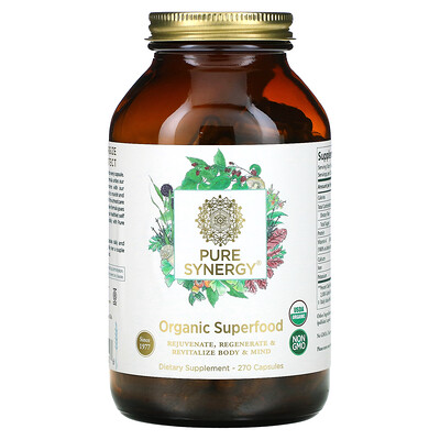 

Pure Synergy Organic Superfood 270 Capsules