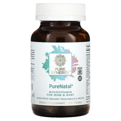 

Pure Synergy PureNatal Multivitamin For Mom & Baby 120 Tablets