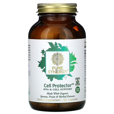 Pure Synergy Cell Protector, средство для поддержки клеток и ДНК, 120 капсул