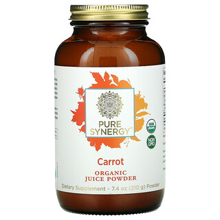 Pure Synergy, Carrot, Organic Juice Powder, 7.4 oz ( 210 g)