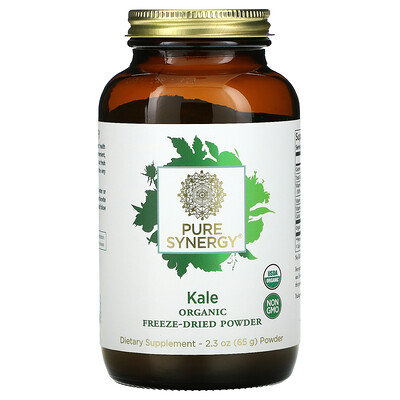 Pure Synergy Organic Kale Freeze Dried Powder, 2.3 oz (65 g)