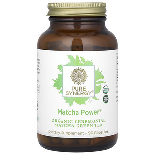 Pure Synergy, Matcha Power, 90 Cápsulas (500 mg por Cápsula)