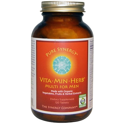 

Vita·Min·Herb, мультивитамины для мужчин, 120 таблеток
