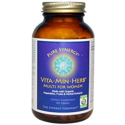 

Vita·Min·Herb, мультивитамины для женщин, 120 таблеток