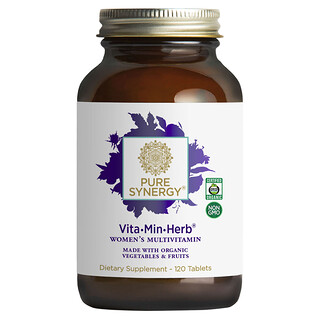 Pure Synergy, Vita-Min-Herb®, Kadınlar İçin Multivitamin, 120 Tablet