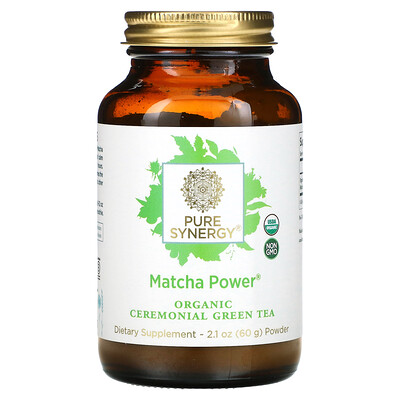 

Pure Synergy Matcha Power, матча в порошке, 60 г (2,1 унции)