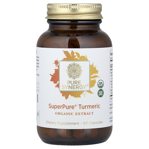 Pure Synergy, SuperPure, Extracto de cúrcuma, 60 cápsulas