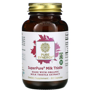 Отзывы о Pure Synergy, Super Pure Milk Thistle Organic Extract, 60 Capsules